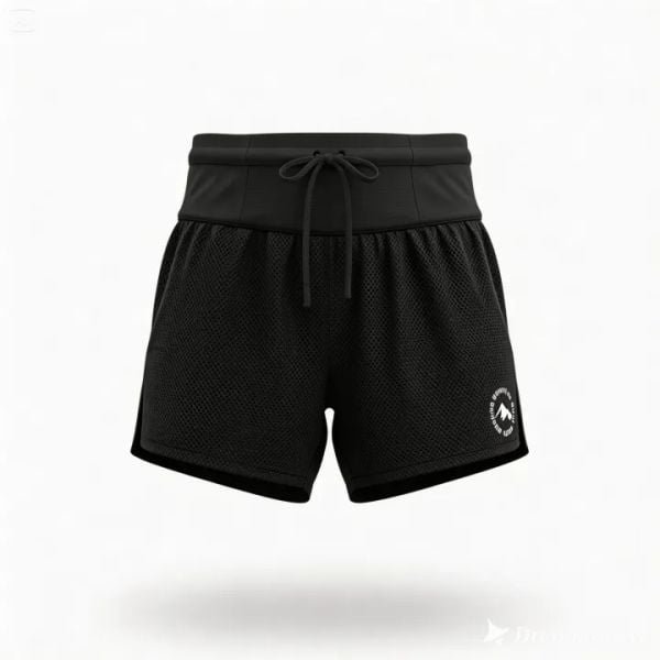  Quần Short Nam Chạy Bộ Đa Năng Motive Running Short Belt SM210 Ultra Trail - Đen 