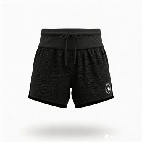  Quần Short Nam Chạy Bộ Đa Năng Motive Running Short Belt SM210 Ultra Trail - Đen 