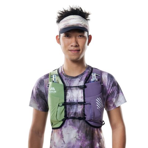  Vest Nước Chạy Bộ Aonijie C9116 Trail Running 10L - Tím Xanh Lá 