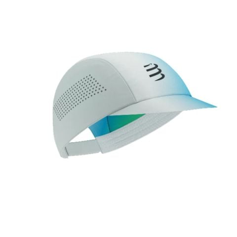  Nón Thể Thao Compressport Pro Racing Cap - Star White/Blue-Green 