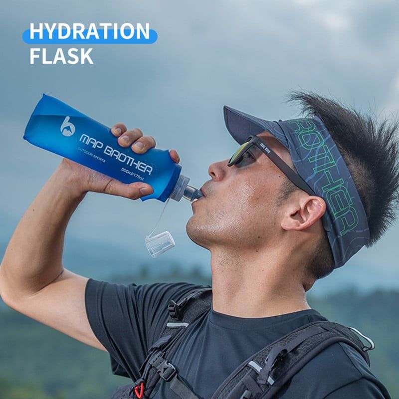  Túi Nước Mềm Map Brother S002 Dung Tích 500ml - Blue 