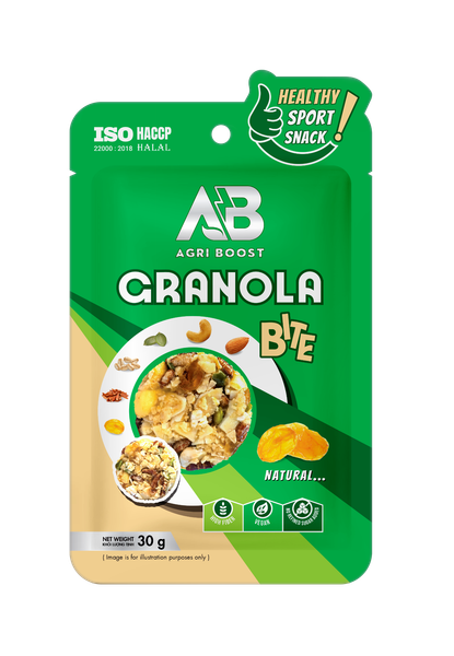  Viên Ngũ Cốc AB Granola Bite - Vị Tự Nhiên (Túi 30g) 