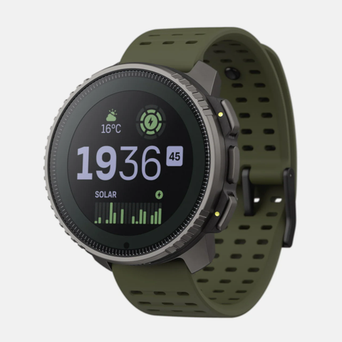  Đồng Hồ GPS Suunto Vertical Solar Viền Titanium 49mm, Dây Silicone - Forest 