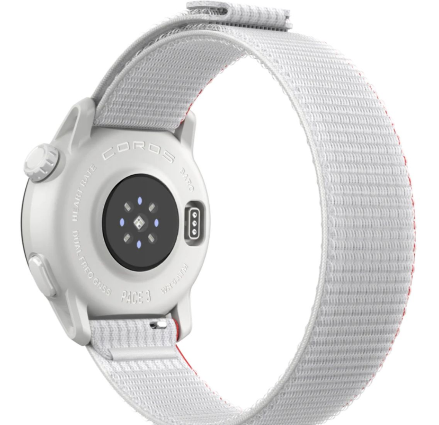  Đồng Hồ Chạy Bộ GPS Coros Pace 3, Dây Nylon - Chalk 