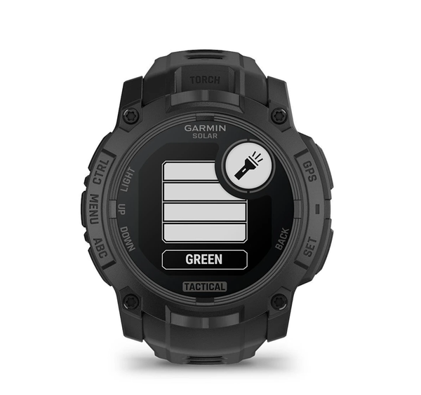  Đồng Hồ Thông Minh Garmin Instinct 3 Tactical Solar 50 mm - Black with Black Band 