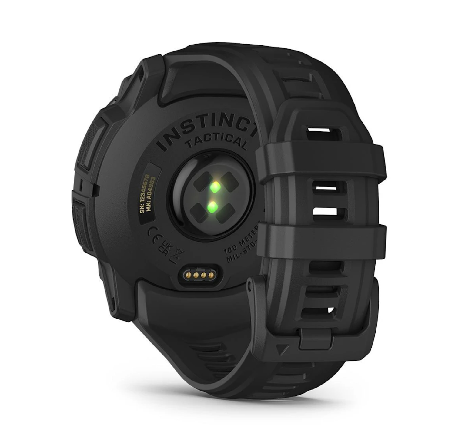  Đồng Hồ Thông Minh Garmin Instinct 3 Tactical Solar 50 mm - Black with Black Band 