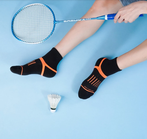  Tất/Vớ Cổ Ngắn Upper You Light Cushion SPM3003 - Đen/Trắng 