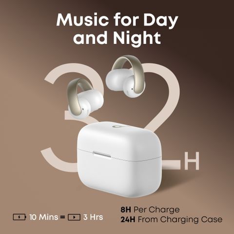  Tai Nghe Bluetooth Thể Thao Soundcore Aeroclip - Trắng 