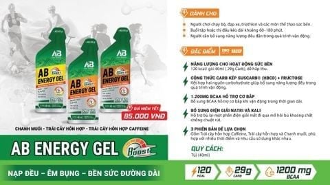  Gel Năng Lượng AB Boost - Vị Chanh Muối 
