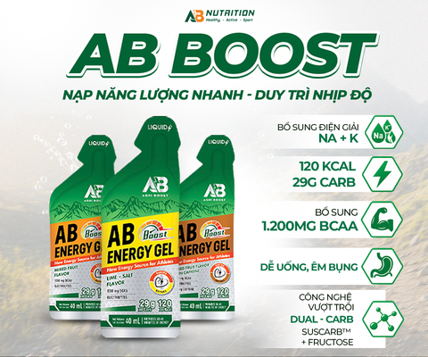  Gel Năng Lượng AB Boost - Vị Trái Cây Hỗn Hợp 