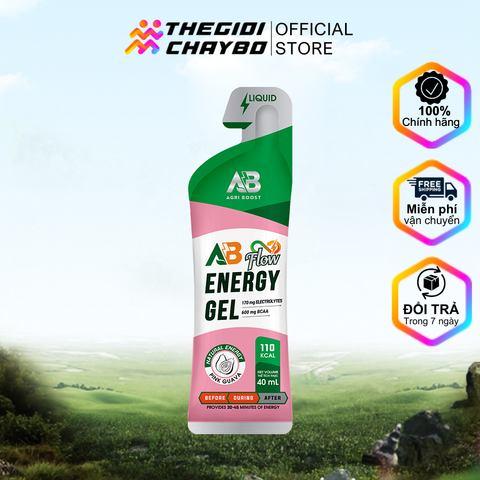  Gel Năng Lượng AB Flow Gói 40ml - Vị Ổi Hồng 