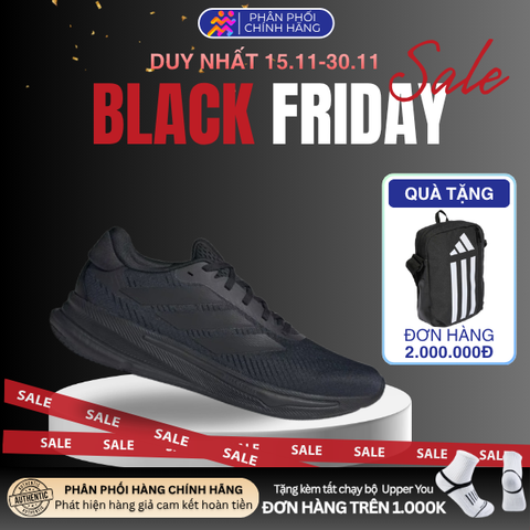  Giày Chạy Bộ Nam Adidas Supernova Ease - Core Black / Carbon 