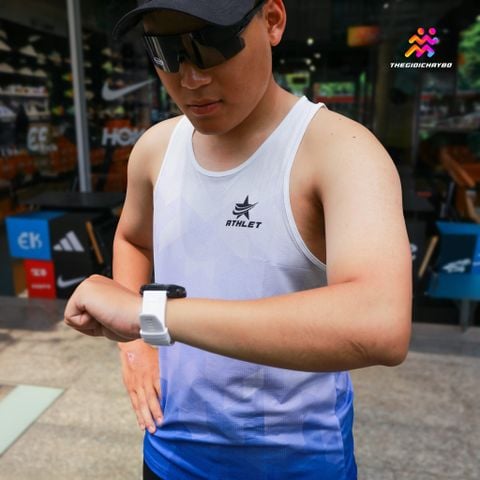  Áo Singlet Chạy Bộ Nam Athlet Nam ATTANAM - Blue 