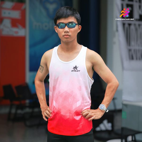  Áo Singlet Chạy Bộ Nam Athlet Nữ ATTANAM - Pink 