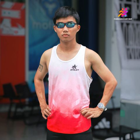  Áo Singlet Chạy Bộ Nam Athlet Nam ATTANAM - Pink 