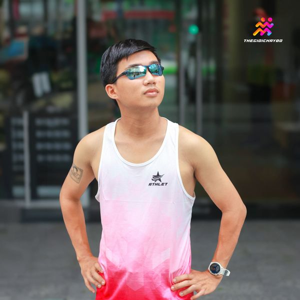  Áo Singlet Chạy Bộ Nam Athlet Nữ ATTANAM - Pink 