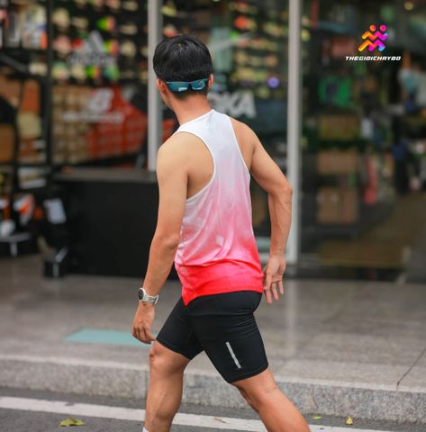  Áo Singlet Chạy Bộ Nam Athlet Nam ATTANAM - Pink 