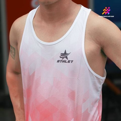  Áo Singlet Chạy Bộ Nam Athlet Nam ATTANAM - Pink 