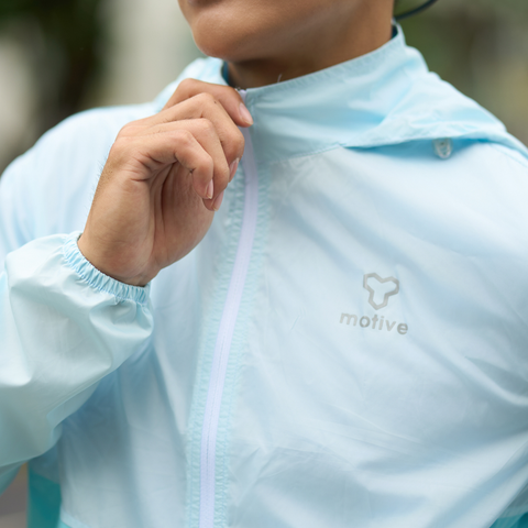  Áo Khoác Thể Thao Unisex Motive Jacket Supper Light  JKM002 - Xanh Nhạt 
