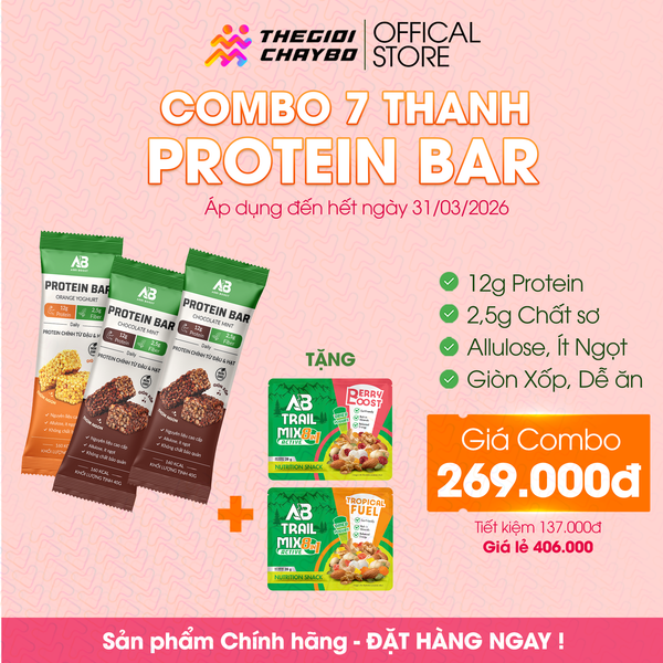  Combo 7 Thanh AB Protein Bar Giá Ưu Đãi 