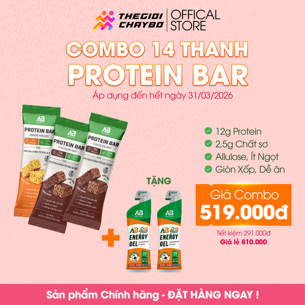  Combo 14 Thanh AB Protein Bar Giá Ưu Đãi 