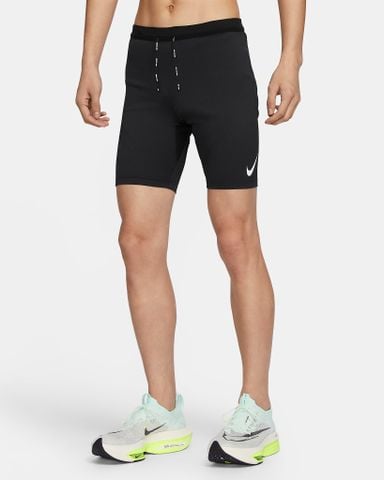  Quần Chạy Bộ Nam Nike AeroSwift 1/2 Length Leggings - Black/Summit White 