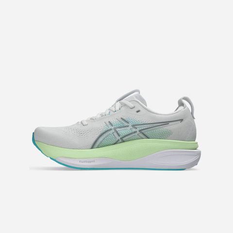  Giày Chạy Bộ Nam Asics Gel Kayano 33 - White/Energy Aqua 