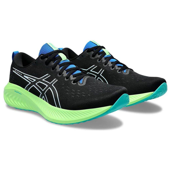  Giày Chạy Bộ Nam Asics Gel-Excite 10 - Black/Light Blue 