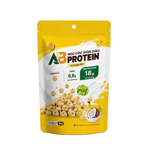  Túi Ngũ Cốc Giòn Cao Đạm AB - Vị Chuối Dừa 