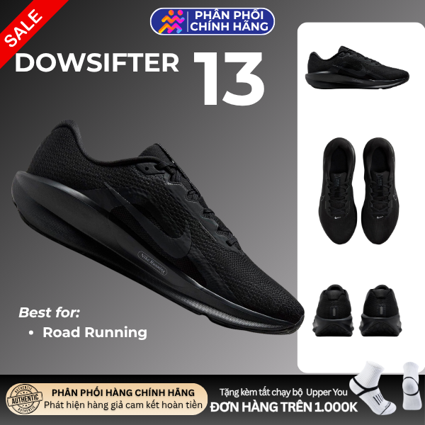 Giày Chạy Bộ Nam Nike Downshifter 13 Anthracite/Wolf Grey/Black