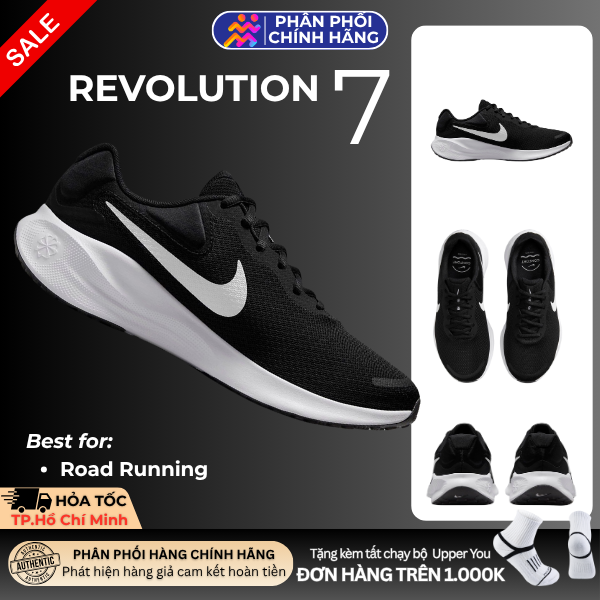 Giày Chạy Bộ Nữ Nike Fw Air Zoom Revolution Black