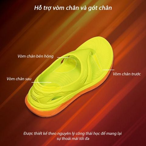  Dép Carbon YSandal 3.0 Có Quai Hậu - Yellow 