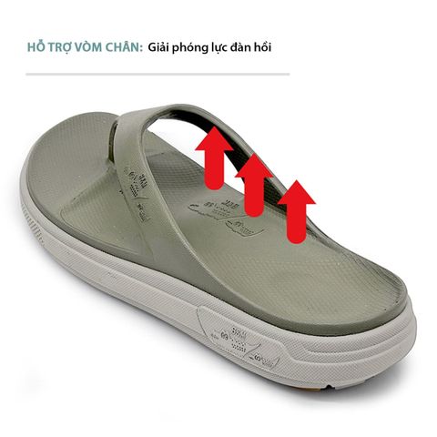 Dép Thư Giãn Q-Elastic 365 - Grey 