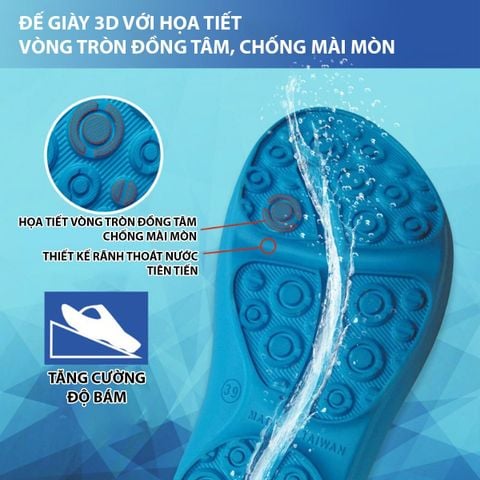  Dép Phục Hồi Y Sandal Double Q Cushion - Yellow 