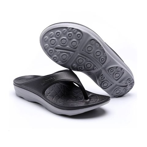  Dép Phục Hồi Y Sandal Double Q Cushion - Black 