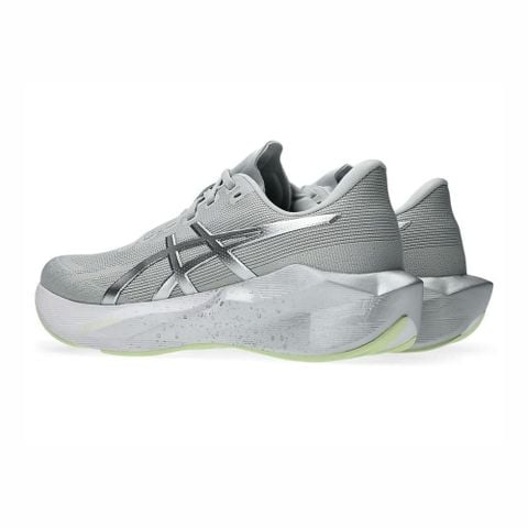  Giày Chạy Bộ Nam ASICS Novablast 6 Platinum - Platinum/Glow Green 