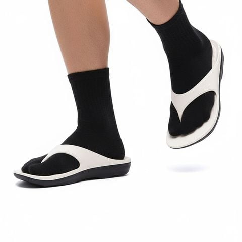  Dép Phục Hồi Y Sandal Double Q Cushion - White 