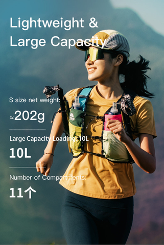  Vest Nước Chạy Bộ Aonijie C9116 Trail Running 10L - Đa Sắc 