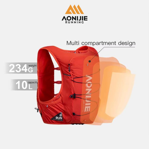  Vest Nước Chạy Bộ Aonijie C9116 Trail Running 10L - Cam 