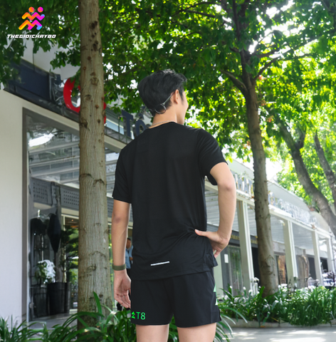  Quần Short Chạy Bộ Nữ T8-AB Nutrition Custom Sherpa - Green Logo 