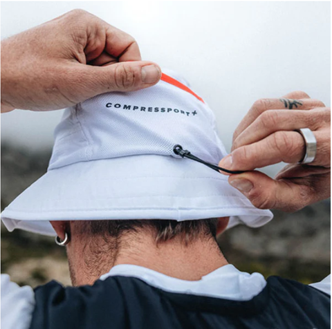  Nón Thể Thao Compressport Ice Bob - White 