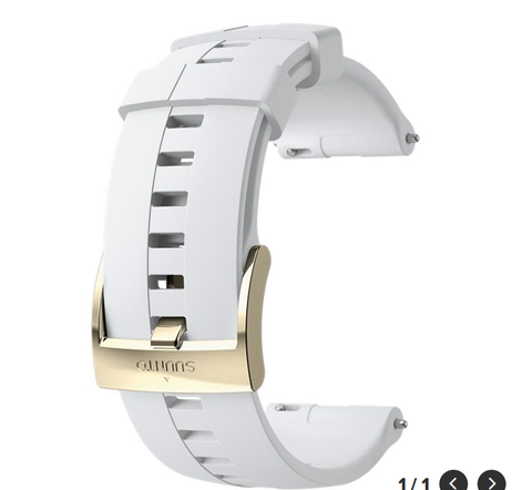  Dây Đồng Hồ Suunto 24mm Athletic 3 Silicone - White/Gold 