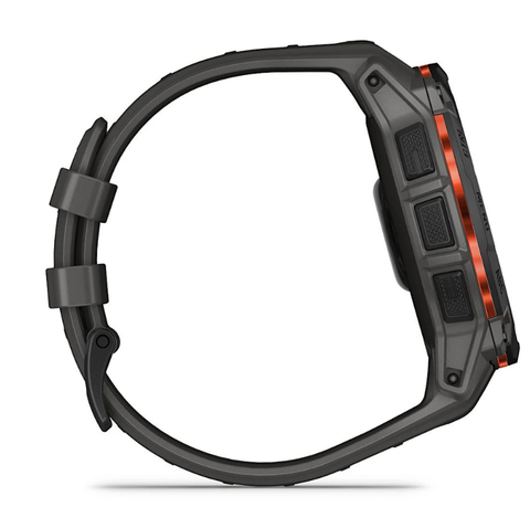  Đồng Hồ Thông Minh Garmin Instinct 3 50mm Solar - Black with Charcoal Band 