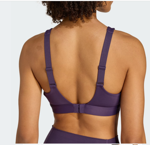  Áo Bra ADIDAS Tập Luyện High Support TLRDREACT - Aurora Plum 