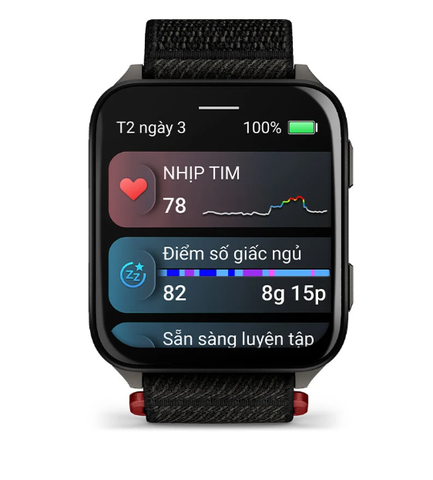  Đồng Hồ GPS Garmin Venu X1 - Moss with Titanium Caseback 