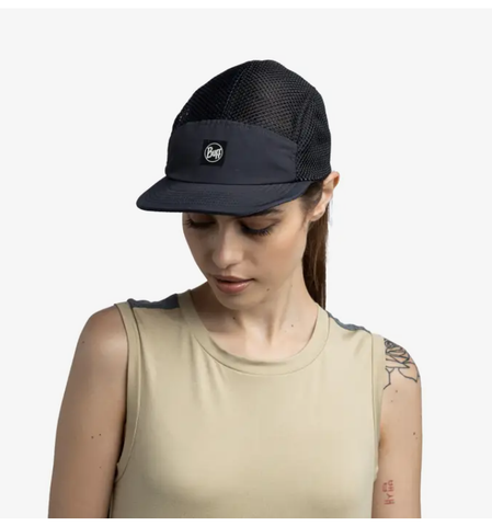  Mũ Lưỡi Trai Buff 5 Panel Air Cap - Saret Black 
