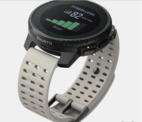  Đồng Hồ GPS Suunto Vertical Solar Viền Thép Đen 49mm, Dây Silicone - Sand 