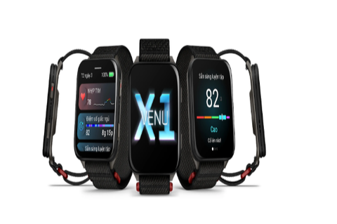  Đồng Hồ GPS Garmin Venu X1 - Moss with Titanium Caseback 