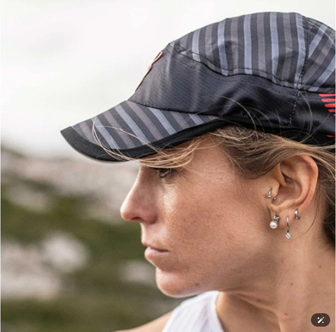  Nón Chạy Bộ Compressport Accessories Pro Racing Cap - Black 