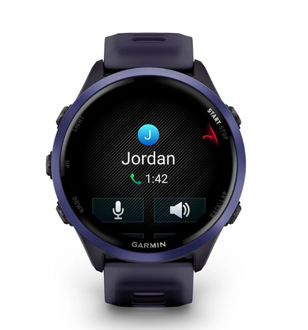  Đồng Hồ Thông Minh Garmin Forerunner 570, 47MM WiFi GPS - Indigo Aluminum with Translucent Imperial Purple/Indigo Band 